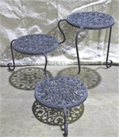 Cast Iron 3 Tiered Plant Stand