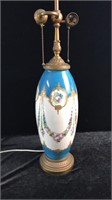 Hand Painted Porcelain Table Lamp