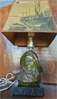 Vintage Fishermen table top lamp