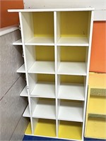 Cubby shelf; may have been hung on wall; measures