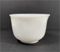 Vintage Glasbake Milk Glass Mixing Bowl