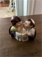 Vintage Couple Holding Hands S&P Shakers
