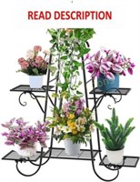 6 Tier Plant Stand  WHITE Metal