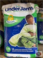 New 37 packs; pampers under jams bedtime