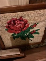 3 pictures 2 latch hook rug