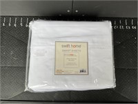 Brand new white king sheet set