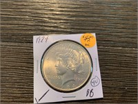 1924 Peace Dollar