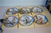 6 Collector Plates from The Peoples Republic of