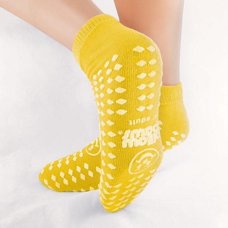 Pillow Paws XXL Adult Medical Socks-Yellow, 5Pairs