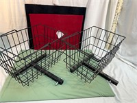 **2 METAL BASKETS