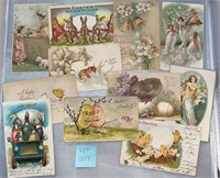 11 Easter Antique/Vintage Postcards Ephemera