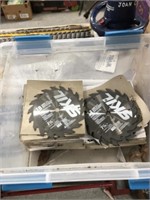 TUB OF SAW BLADES