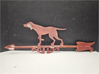 23"  Aluminum Weather Vane w Dog