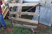 Old Wood & Metal Fence Panel or Gate