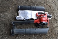 Craftsman 220mph electric blower/vac, attachments;