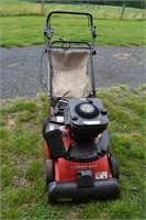 Troy-Bilt 5hp self-propelled lawn vacuum/shredder,