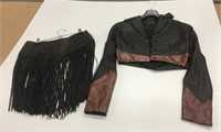 Handmade Leather Coat & Dress *Size Unknown