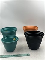 NEW Mixed Lot of 6- Flower Pots