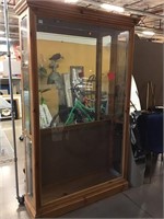 6.5ft tall Side Loader Display Case - no Shelves