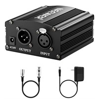 NEEWER 1 Channel 48V Phantom Power Supply with