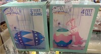 TWO 3' EASTER INFLATABLES