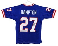 SIGNED RODNEY HAMPTON JERSEY WITH JSA COA