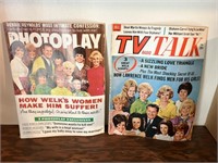 1969 Vintage TV Talk and Photoplay magazines