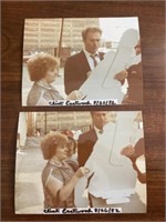 1982 vintage photos, Clint Eastwood signing movie