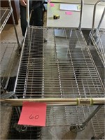 stainless steel receiving cart