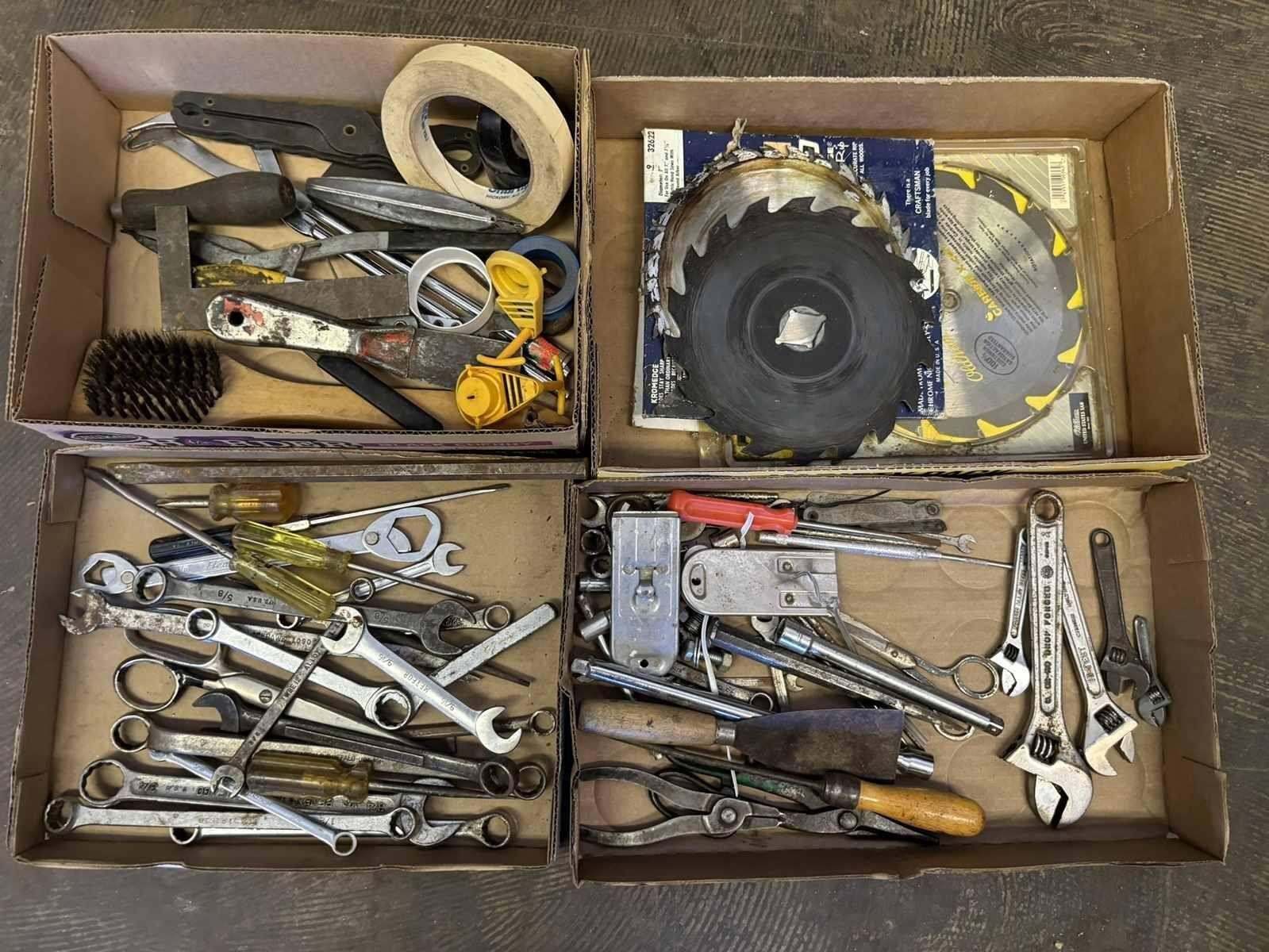 Misc Tools (Wrenches, Saw Blades, Drivers)