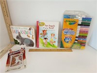 Children's Books, Washable Markers & Baseball