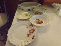 Misc. Hand Painted Antique Dishes