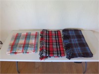 (3) Assorted Wool Blankets