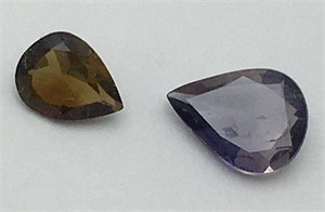 Purple & Yellow Gemstones