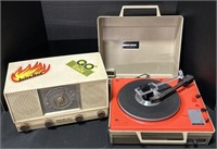 RCA 6-XF-9E Radio & GE Record Player.