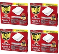 4 PACKS X 4CT RAID ANT BAITS-CHILD RESISTANT