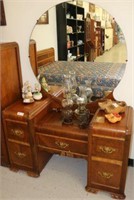 Waterfall Dresser and Mirror