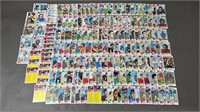 181pc 1973 Topps Football Cards w/ Stars