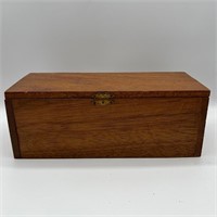 Wooden hinged box made from 3/8” plywood