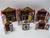 5 Assorted Sizes Peruvian Shadow Boxes