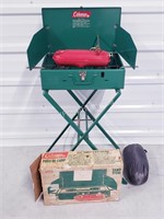 COLEMAN STOVE + STAND