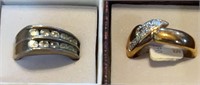 (2) Rings in Gift Boxes, Sizes 8 1/4 & 10
