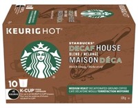 (2) Starbucks Decaf House Blend K-Cup Pods 10Ct