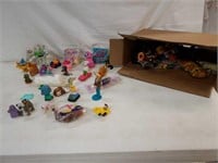 Box of new and used McDonald and other small