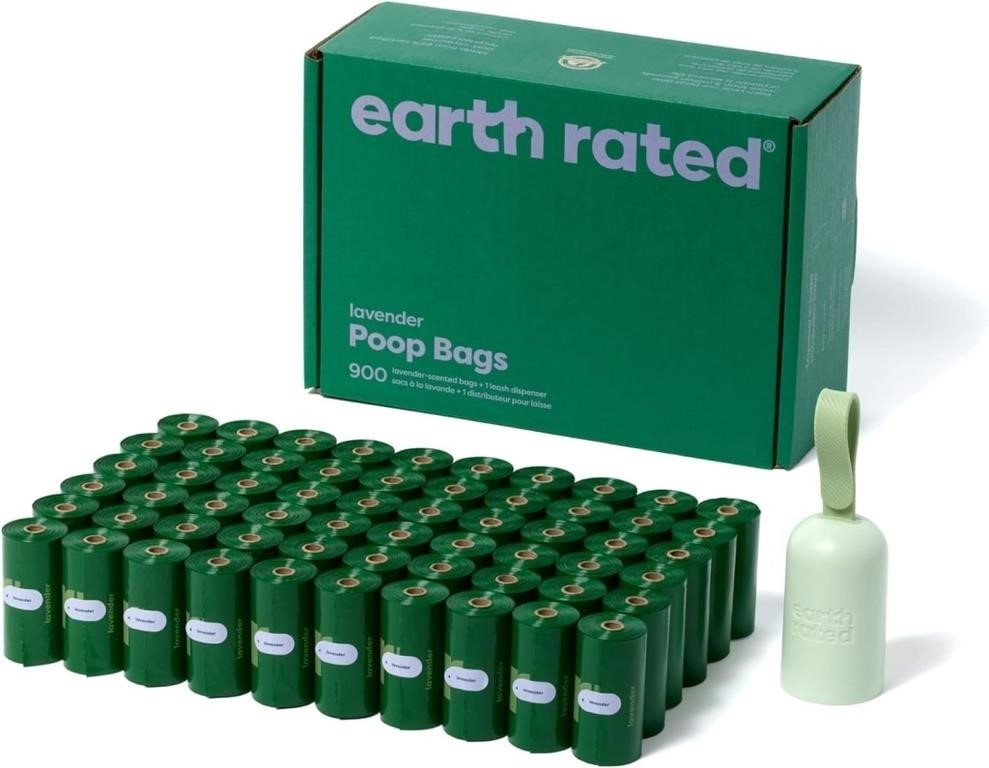 (N) Earth Rated Dog Poop Bag Holder with Dog Poop