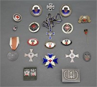 19 items, mostly German Red Cross medals.