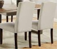 Sweetcrispy, Modern Upholstered Fabric Dining Nail