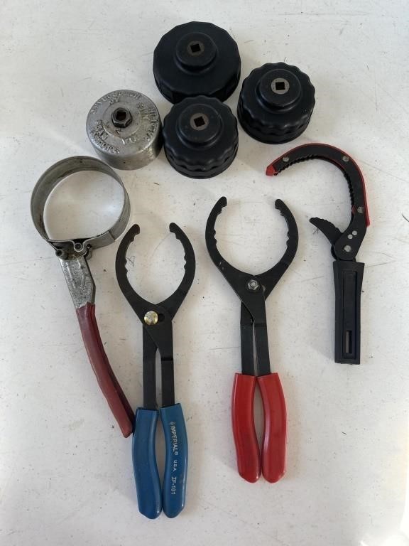 Oil filter wrenches