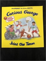 Curious George Joins The Team -soft cover