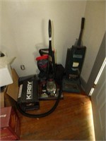 KERBY WITH ATTACHMENTS & HOOVER VACUUMS